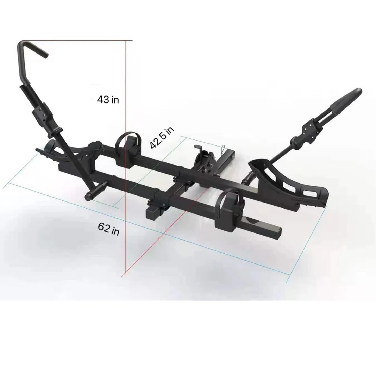 NIJI 2" Heavy Duty Hitch e-Bike Carrier