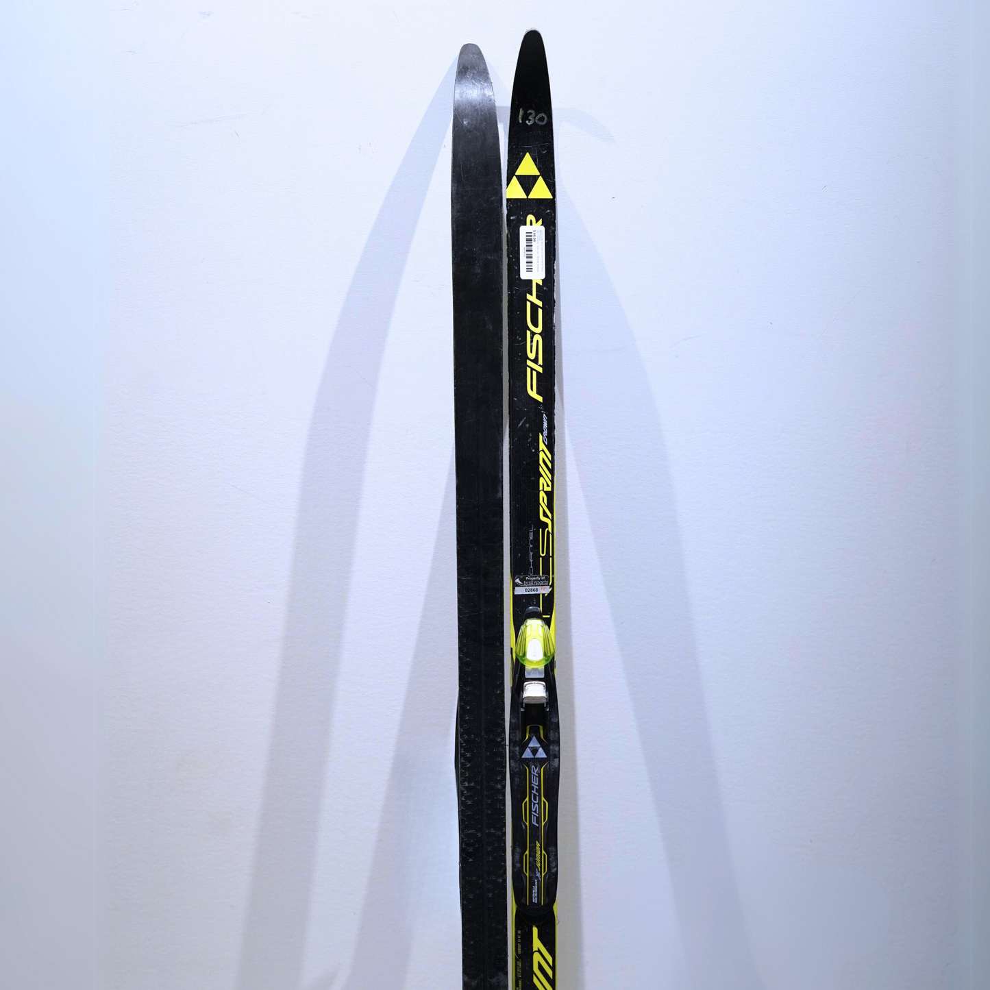 Junior Fischer Sprint Crown X-Country Skis w/ Yellow NNN Bindings