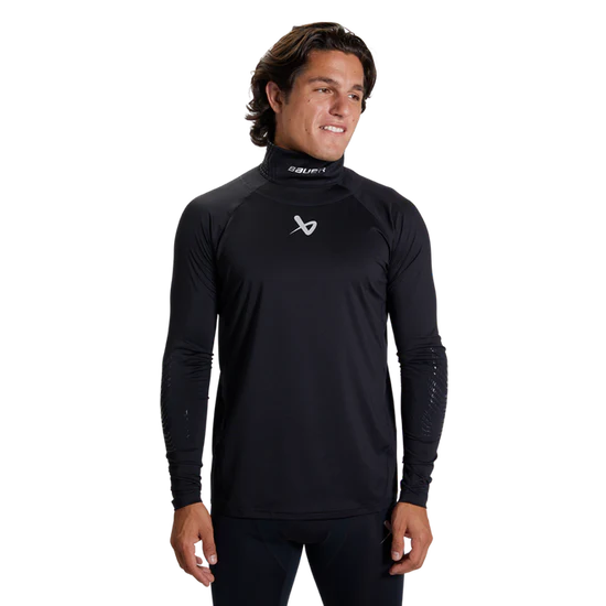 Bauer Senior Neckprotect Long Sleeve Shirt