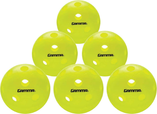 Gamma Photon Indoor Pickleball Ball - 6 Pack
