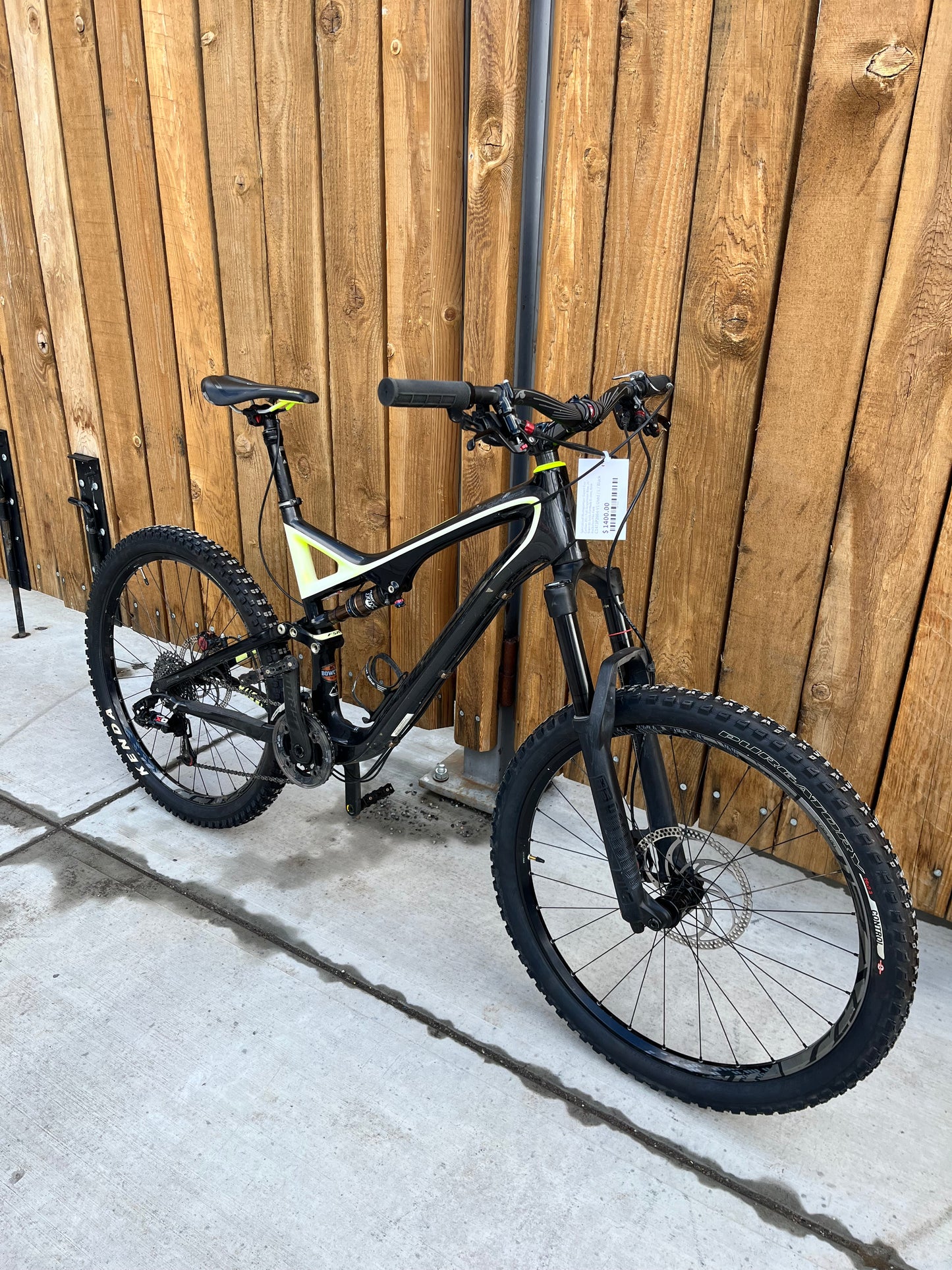 Specialized Stumpjumper Expert Evo Carbon 2011 Full Suspension Bike, 26" Sram X0 2x10, Formula Brakes, New Rockshox Pike Fork