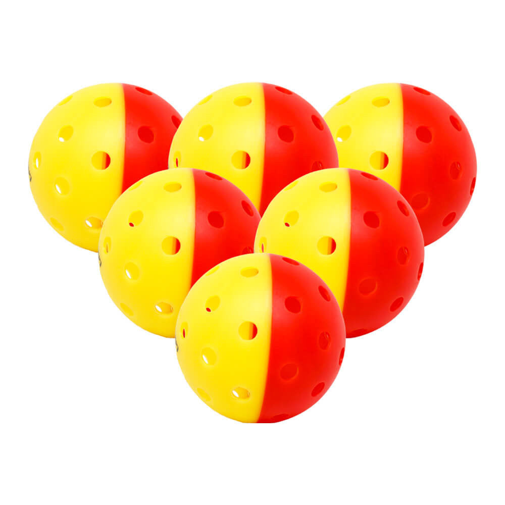 Gamma Two Tone Training Outdoor Pickleballs - 6 Pack