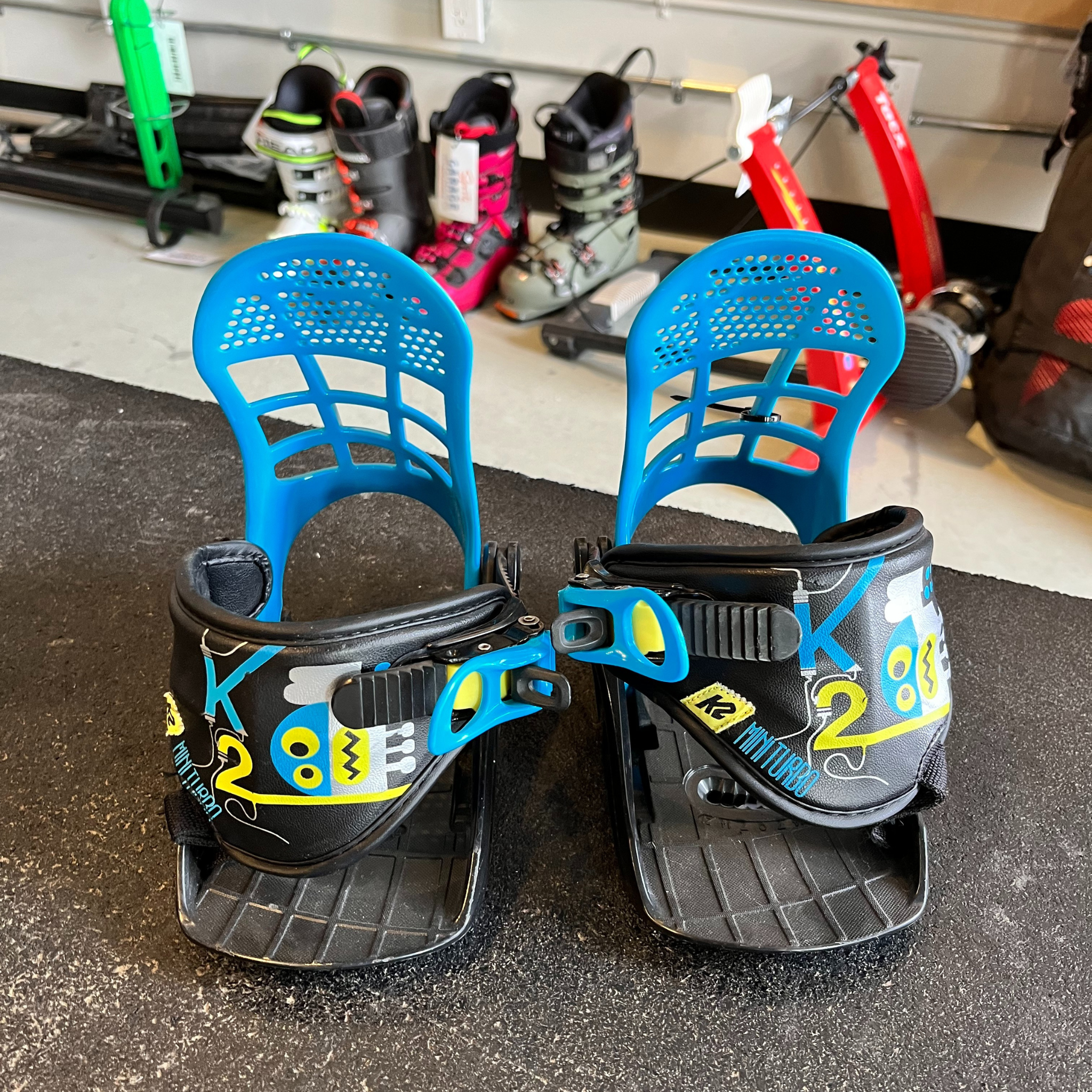 K2 Mini Turbo Kids Snowboard Bindings - NEW $120 – Sports Garage