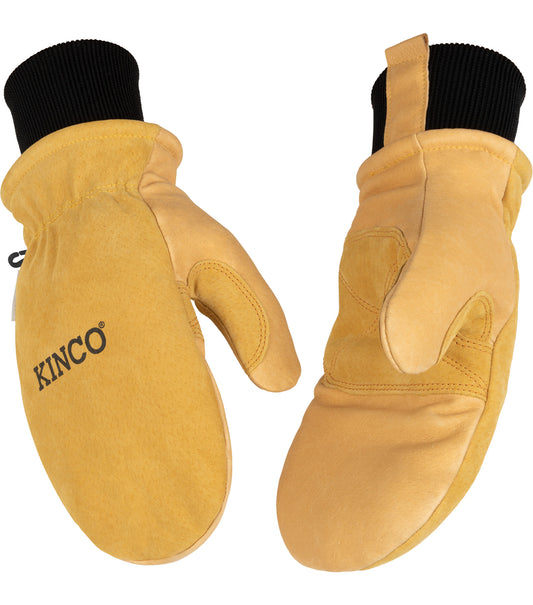 Kinco Womens Lined Pigskin Ski Mitt With Omni-Cuff™