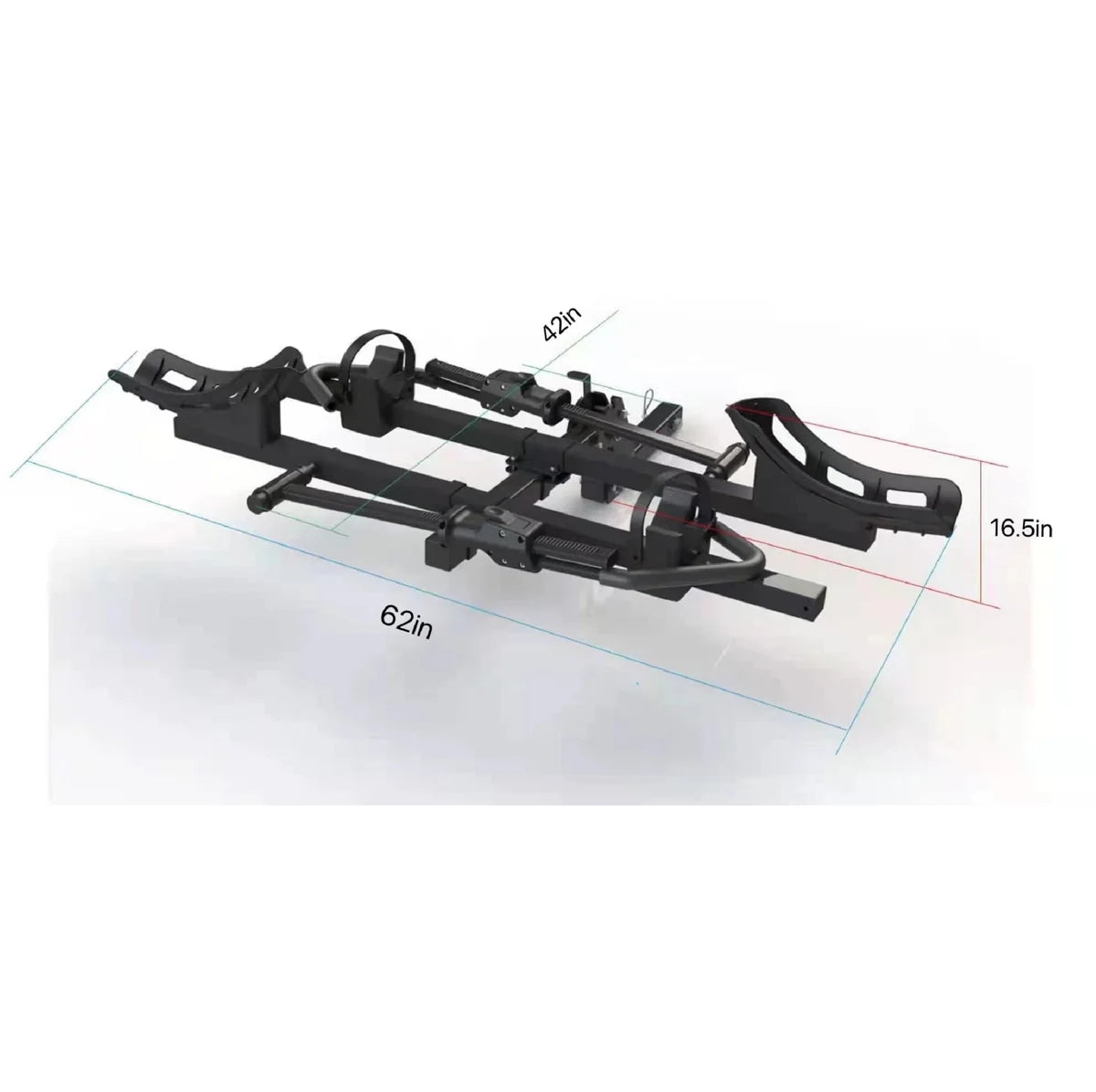 NIJI 2" Heavy Duty Hitch e-Bike Carrier